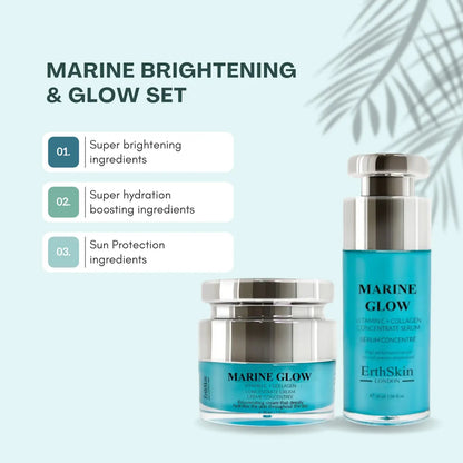 Serum 30ml+ Marine Glow Vitamin C Concentrate Cream 50ml