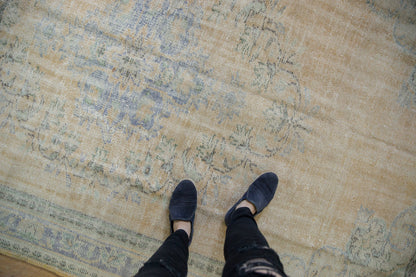 6x9.5 Vintage Distressed Oushak Carpet