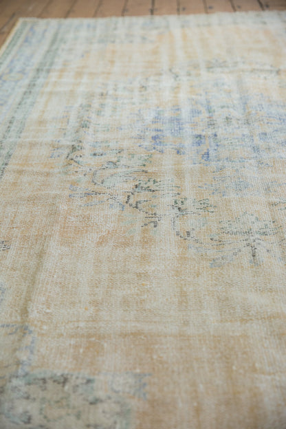 6x9.5 Vintage Distressed Oushak Carpet