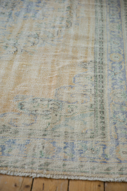 6x9.5 Vintage Distressed Oushak Carpet