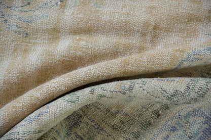 6x9.5 Vintage Distressed Oushak Carpet