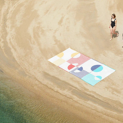 4 Connectable Beach Towels Pack - Moon Collection