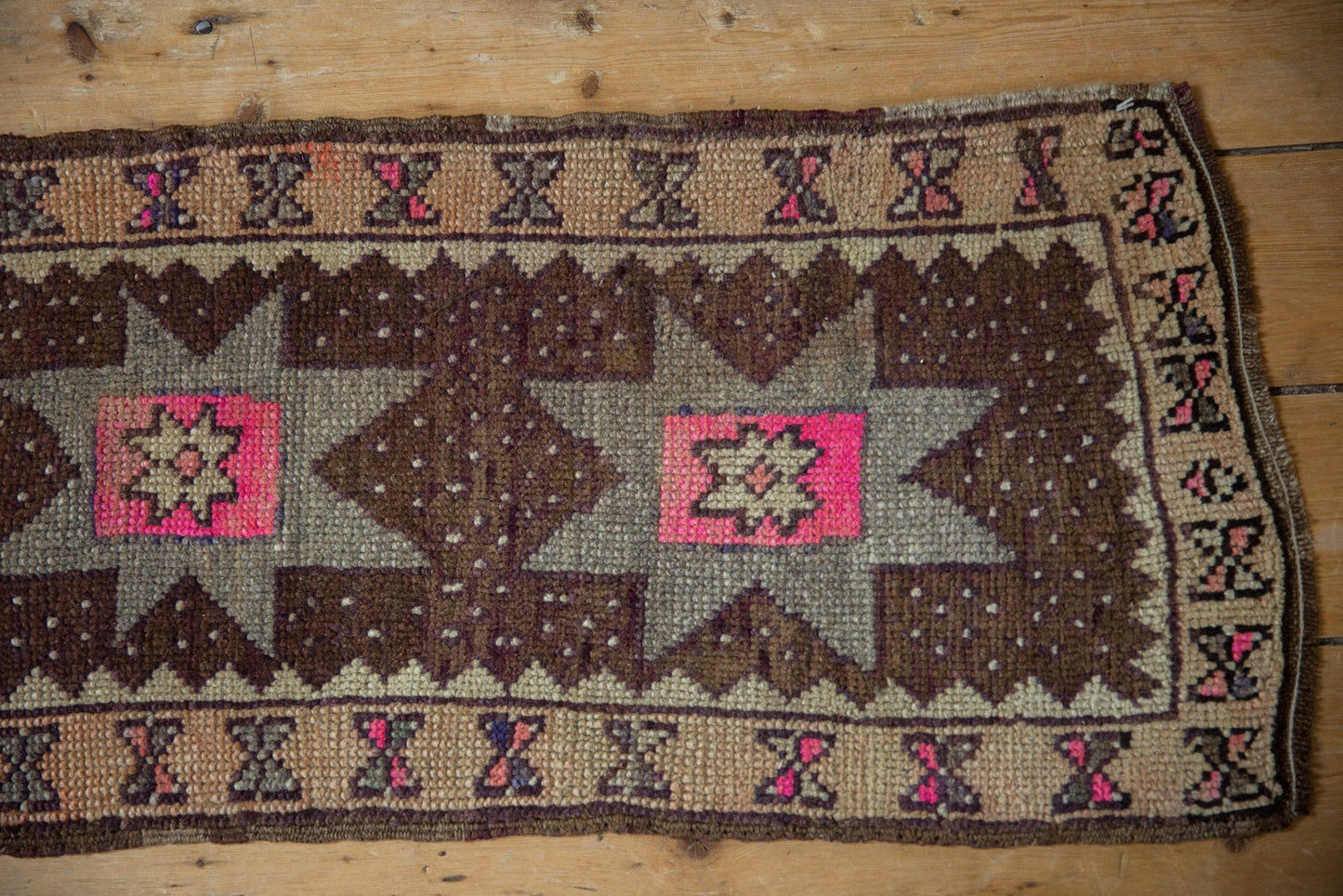 1.5x3 Vintage Distressed Oushak Rug Mat