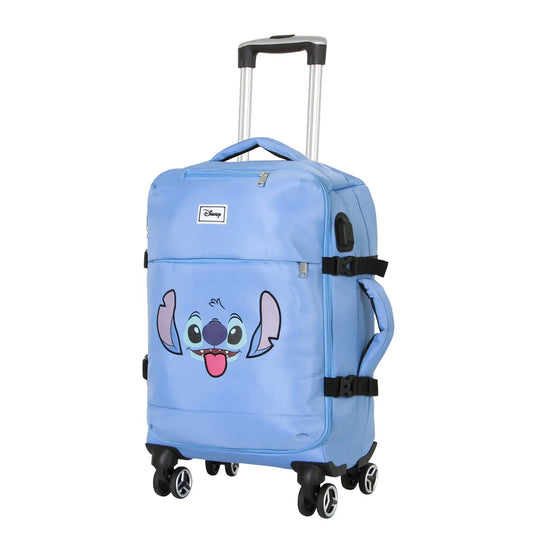 Disney Lilo and Stitch Face-4-Wheel Cabin Suitcase