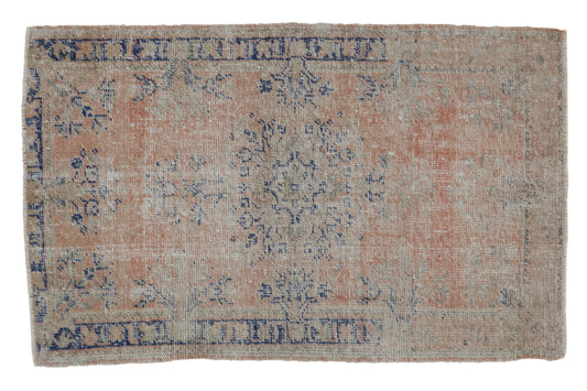 2.5x4.5 Vintage Distressed Oushak Rug