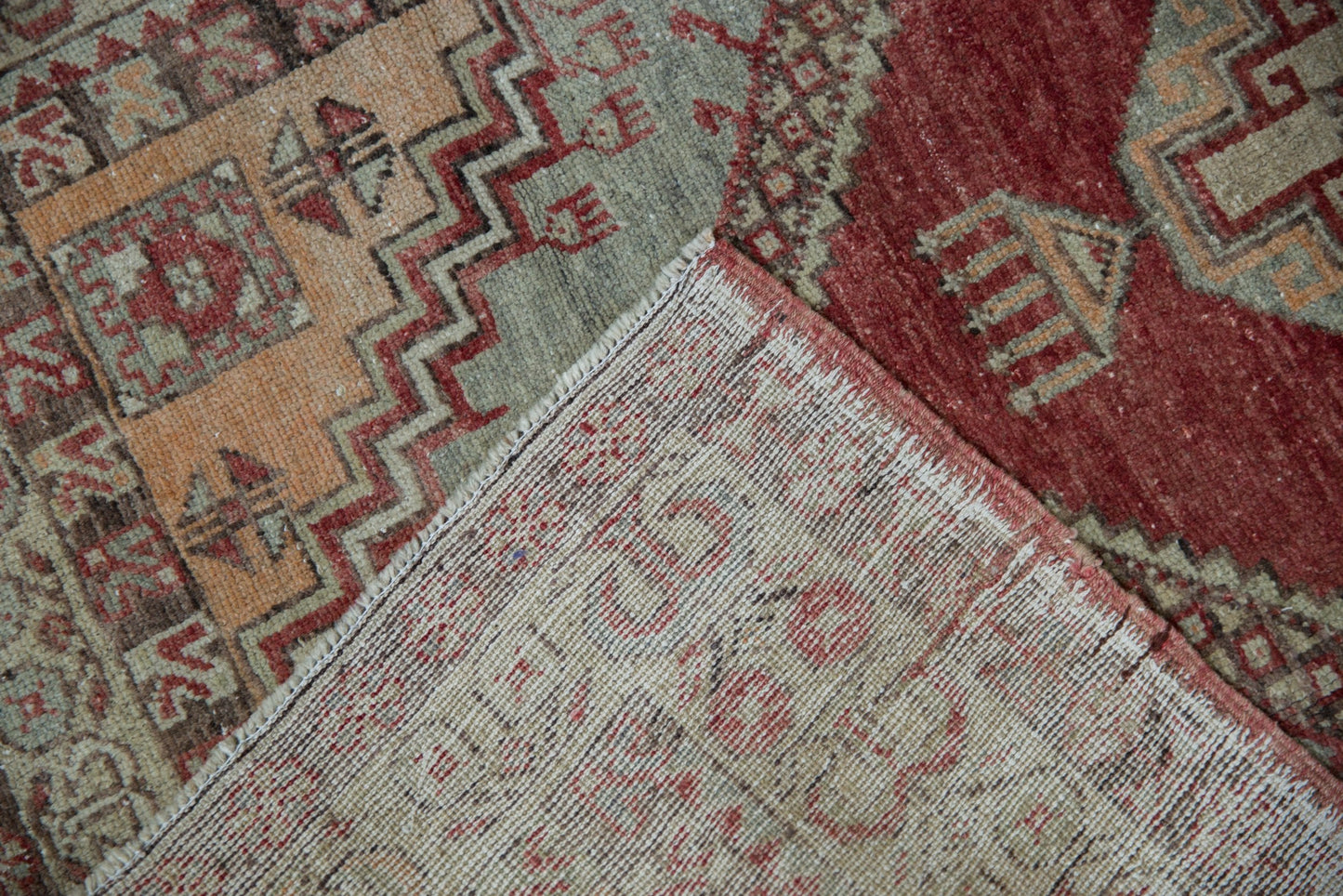 3.5x6 Vintage Distressed Oushak Rug