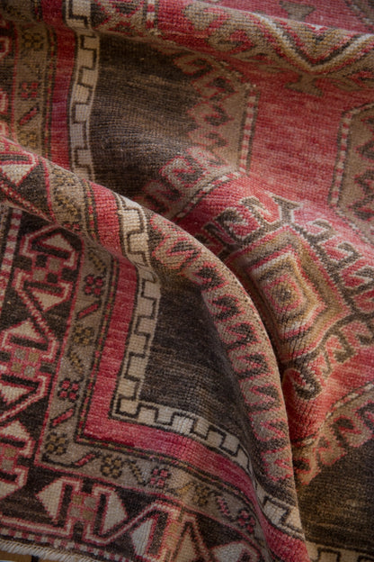 2.5x10 Vintage Distressed Oushak Rug Runner