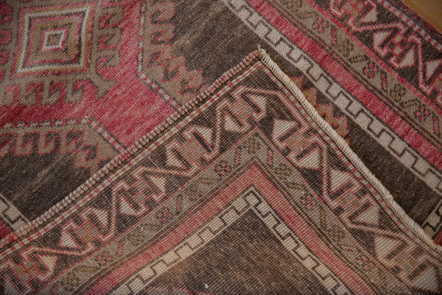 2.5x10 Vintage Distressed Oushak Rug Runner