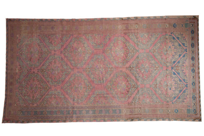 6.5x12.5 Vintage Distressed Soumac Rug Runner