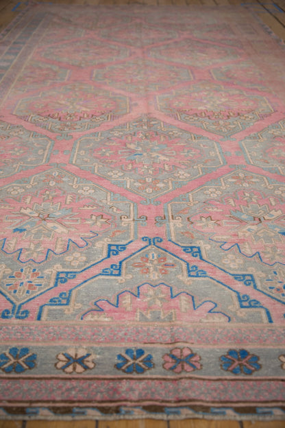 6.5x12.5 Vintage Distressed Soumac Rug Runner