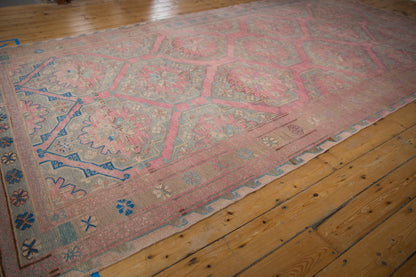 6.5x12.5 Vintage Distressed Soumac Rug Runner