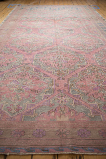 6.5x12.5 Vintage Distressed Soumac Rug Runner