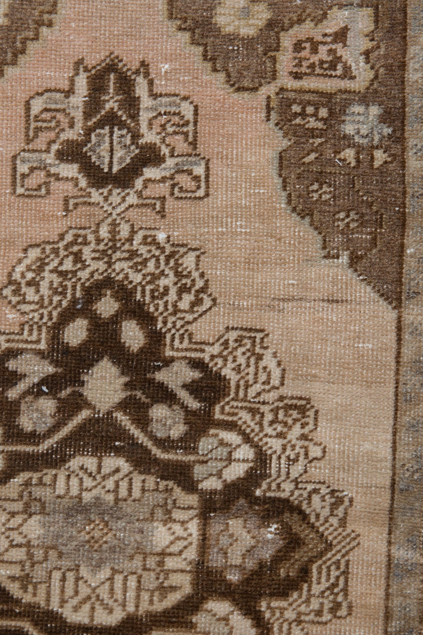 1.5x3 Vintage Distressed Oushak Rug Mat