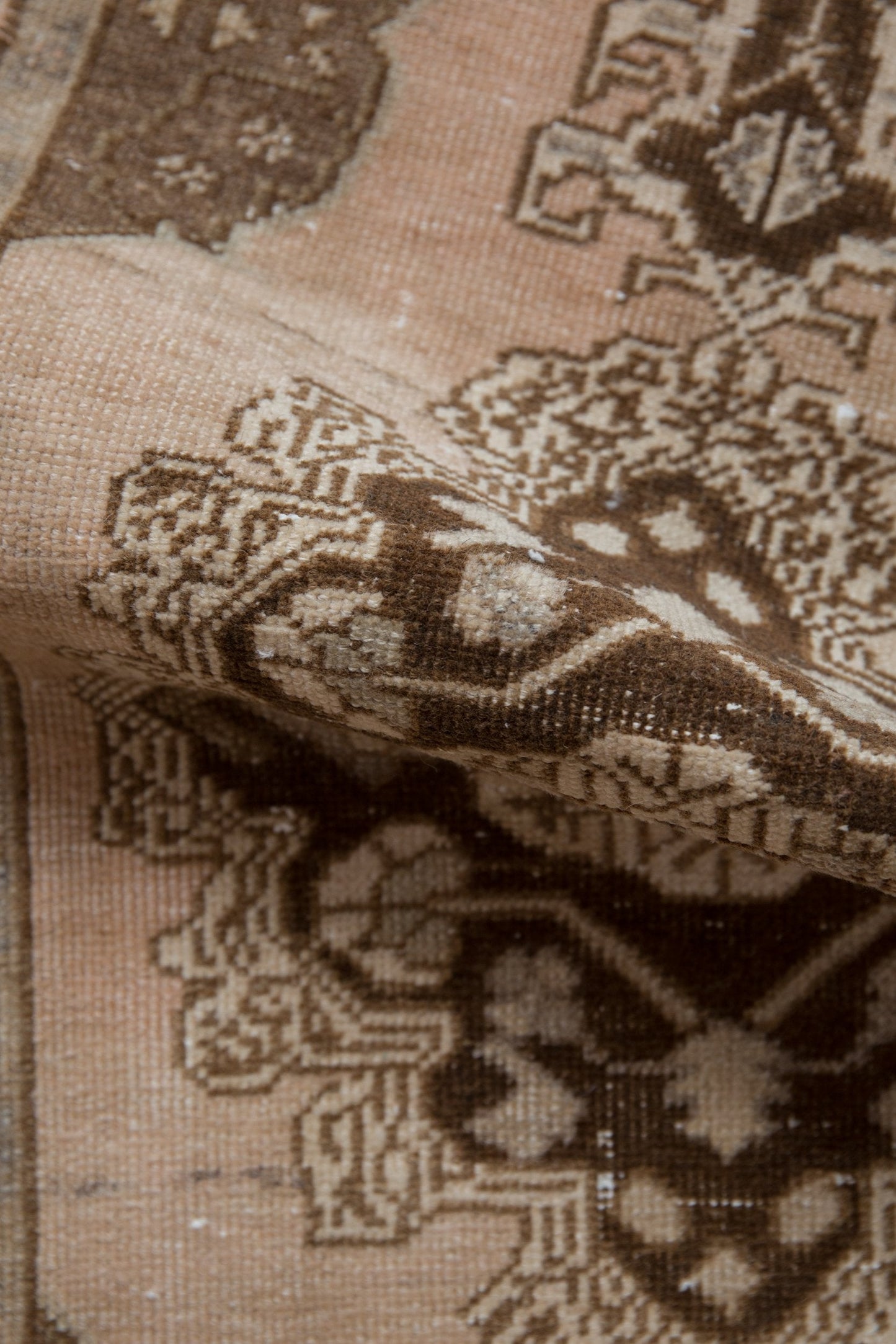 1.5x3 Vintage Distressed Oushak Rug Mat