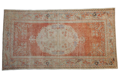 3.5x6.5 Vintage Distressed Oushak Rug