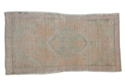 2.5x4.5 Vintage Distressed Oushak Rug