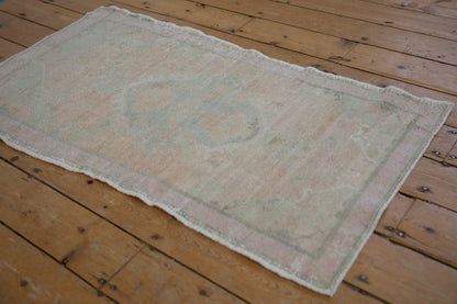 2.5x4.5 Vintage Distressed Oushak Rug