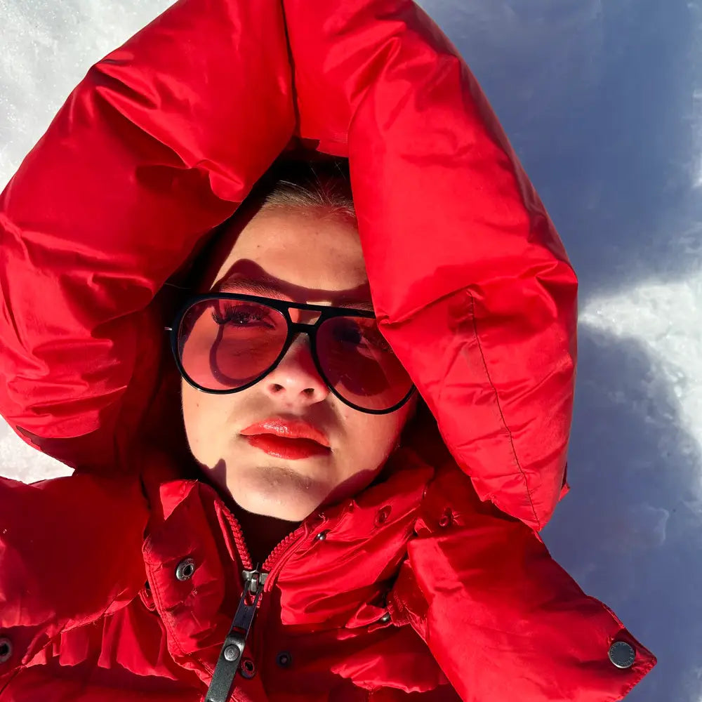 Debbie, Black/Pink Sunglasses Made in Italy