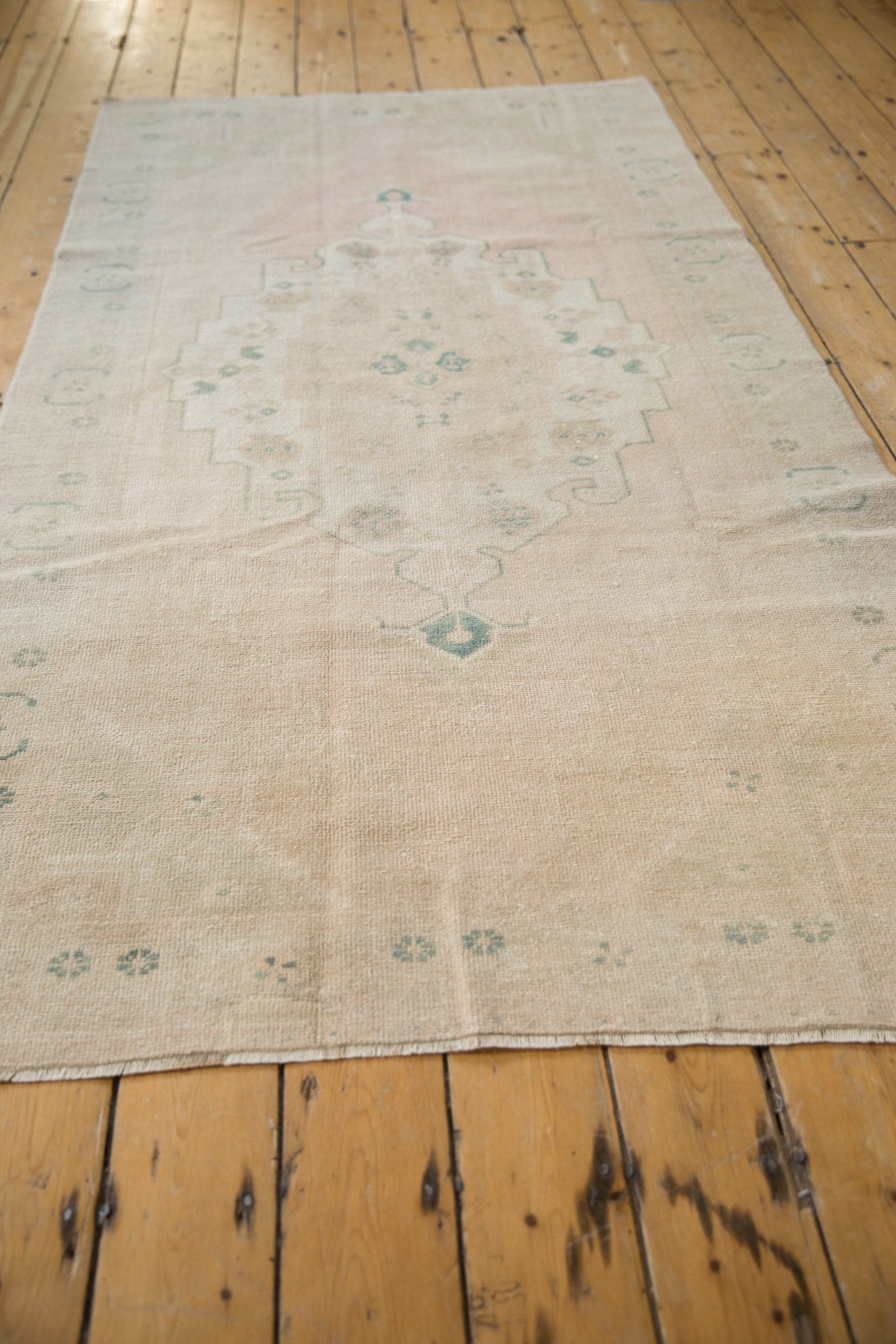 4x8 Vintage Distressed Oushak Rug Runner