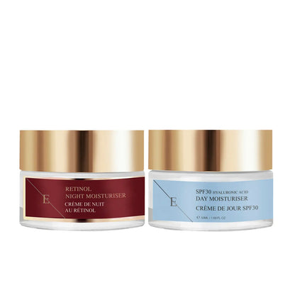 Retinol Night Moisturiser 50ml + Spf 30 Hyaluronic Acid Day Cream 50ml