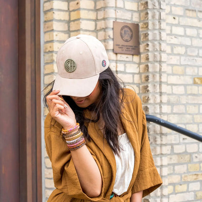 Baseball Cap - Sand Khaki X Moss Green