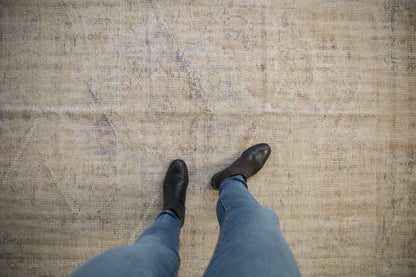 5.5x9.5 Vintage Distressed Oushak Carpet
