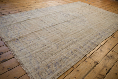 5.5x9.5 Vintage Distressed Oushak Carpet