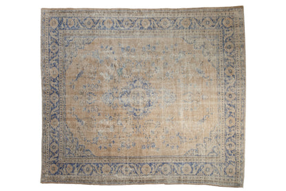 7.5x9 Vintage Distressed Oushak Carpet