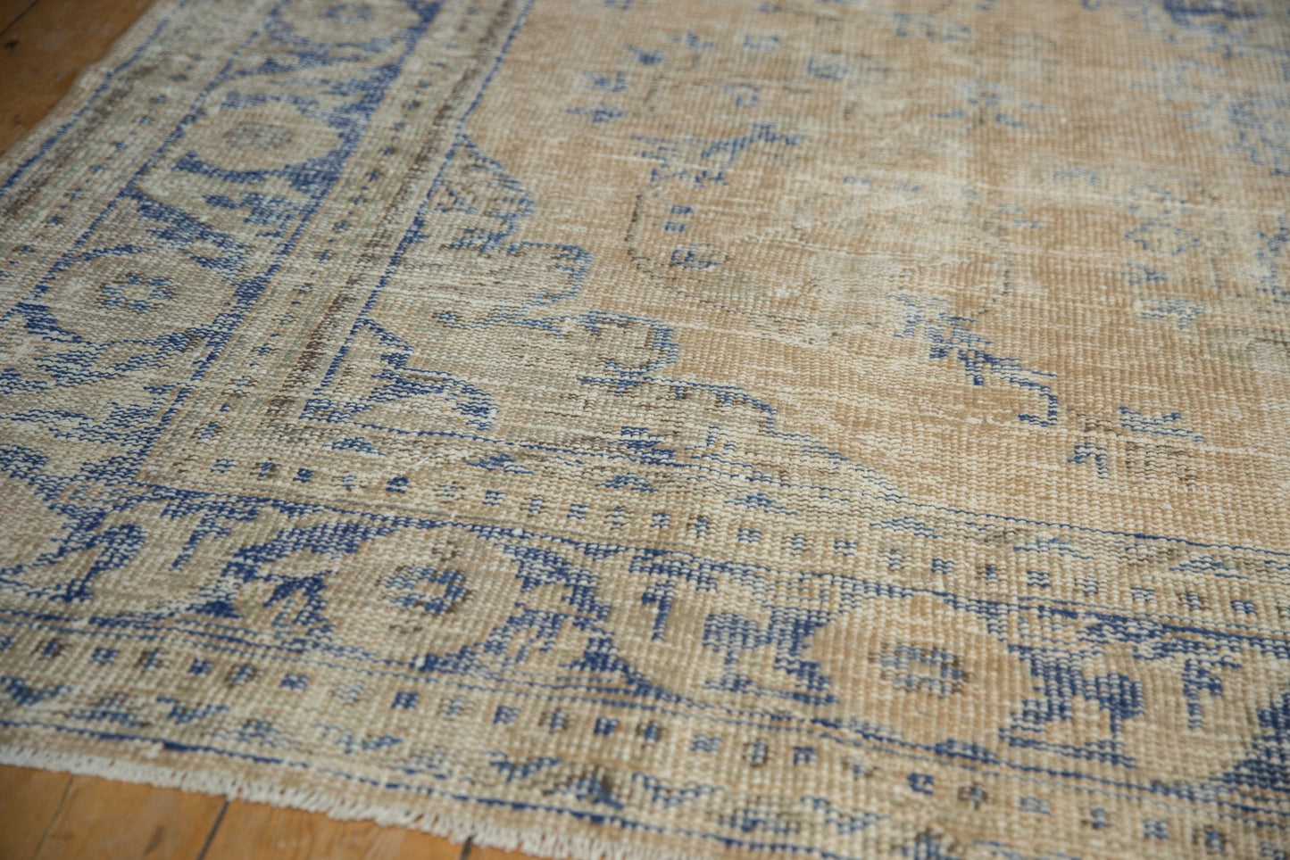 7.5x9 Vintage Distressed Oushak Carpet