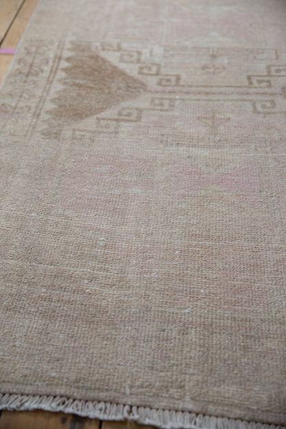 3.5x11.5 Vintage Distressed Oushak Rug Runner