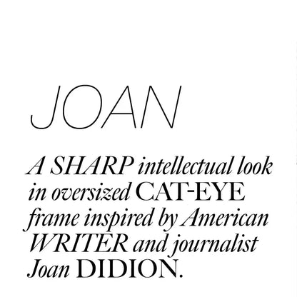 Joan, Horn/Smoke Sunglasses