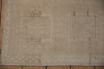 1.5x3 Vintage Distressed Oushak Rug Mat