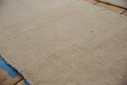 1.5x4 Vintage Distressed Oushak Rug Mat Runner