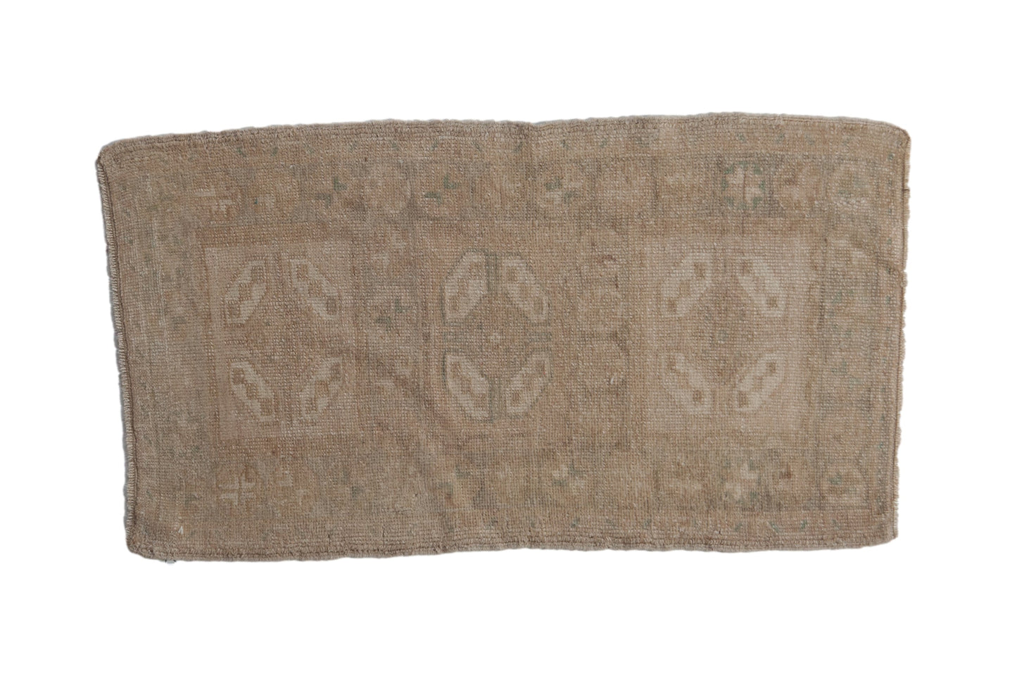 1.5x3 Vintage Distressed Oushak Rug Mat