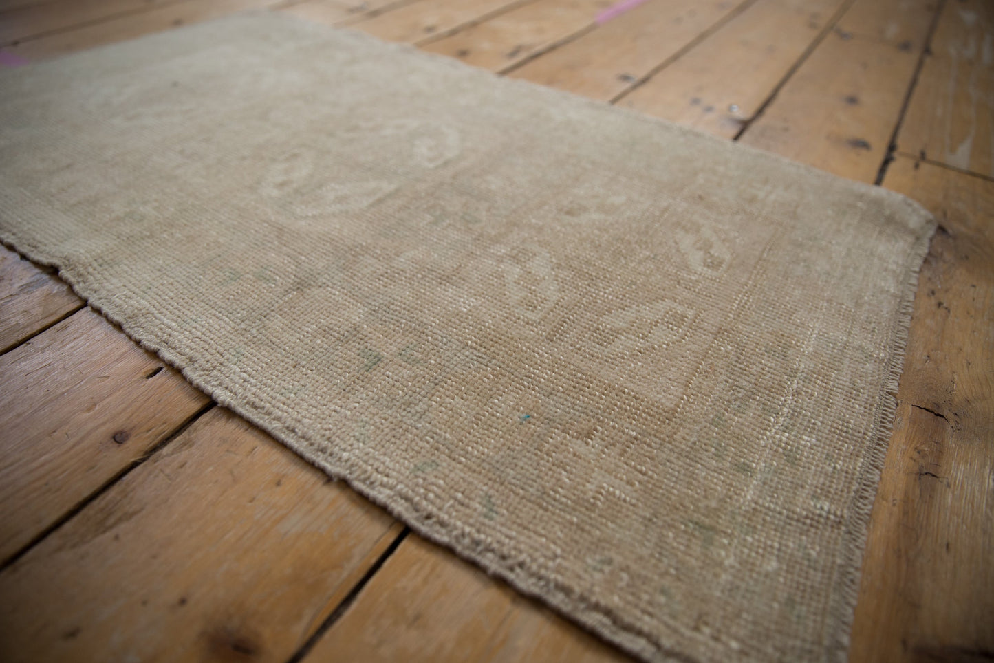 1.5x3 Vintage Distressed Oushak Rug Mat