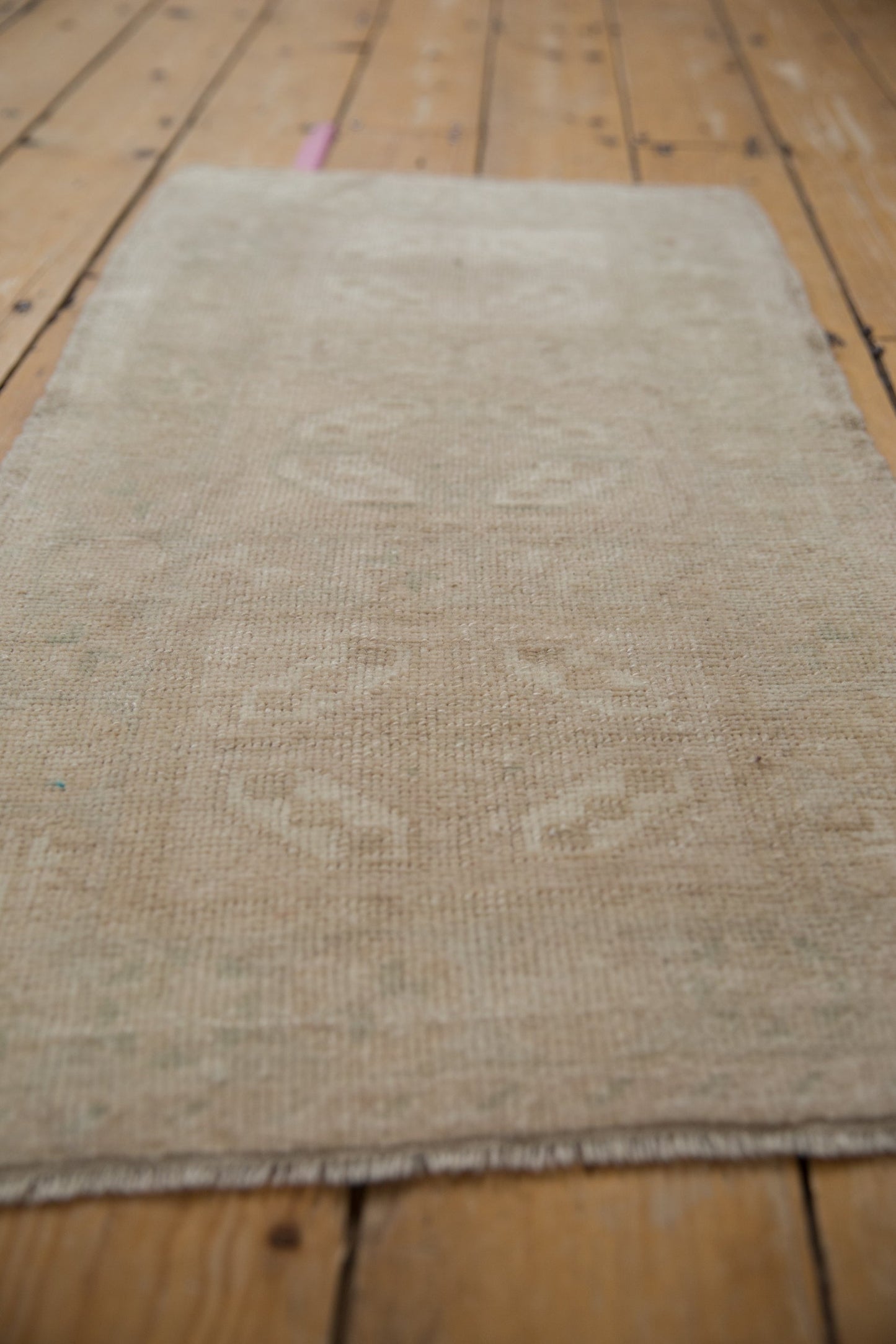 1.5x3 Vintage Distressed Oushak Rug Mat