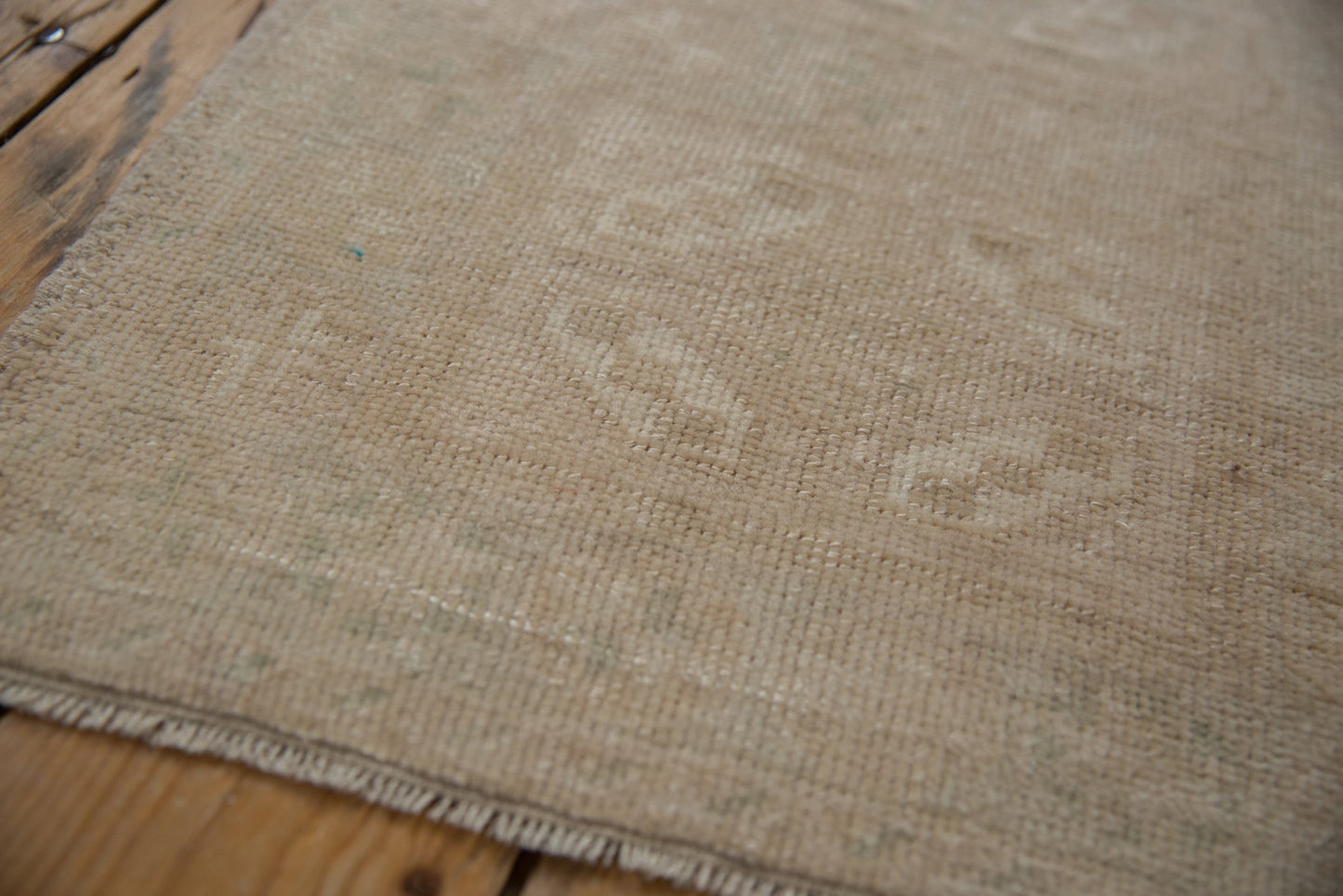 1.5x3 Vintage Distressed Oushak Rug Mat