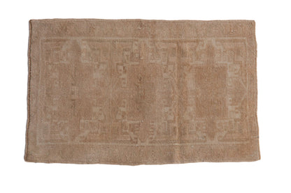 1.5x2.5 Vintage Distressed Oushak Rug Mat