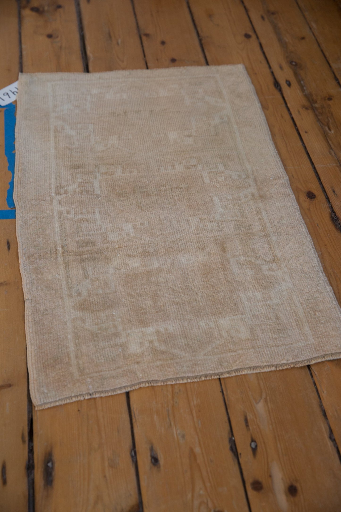 1.5x2.5 Vintage Distressed Oushak Rug Mat