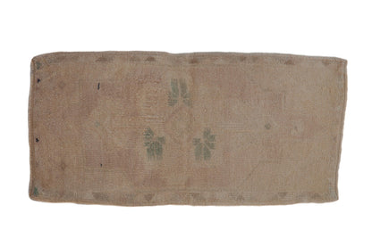 1.5x3.5 Vintage Distressed Oushak Rug Mat Runner