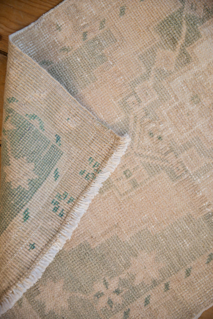 1.5x4 Vintage Distressed Oushak Rug Mat Runner