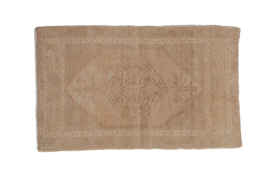 1.5x3 Vintage Distressed Oushak Rug Mat