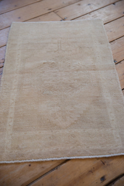 1.5x3 Vintage Distressed Oushak Rug Mat
