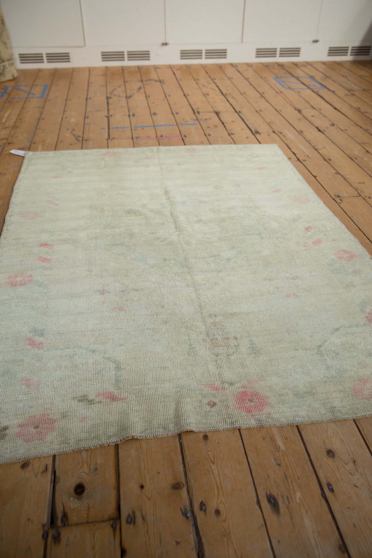 4.5x6 Vintage Distressed Oushak Rug