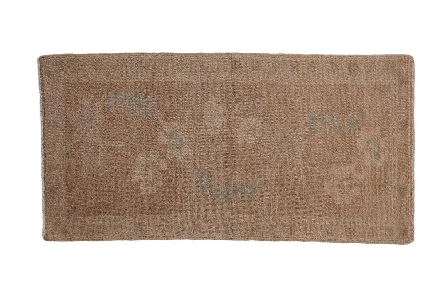 1.5x3.5 Vintage Distressed Oushak Rug Mat Runner