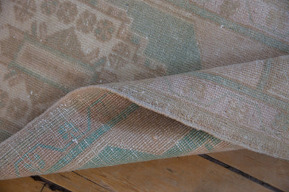 1.5x3.5 Vintage Distressed Oushak Rug Mat Runner