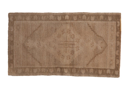 1.5x3 Vintage Distressed Oushak Rug Mat