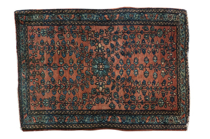 1.5x2.5 Vintage Fine Farahan Sarouk Rug Mat