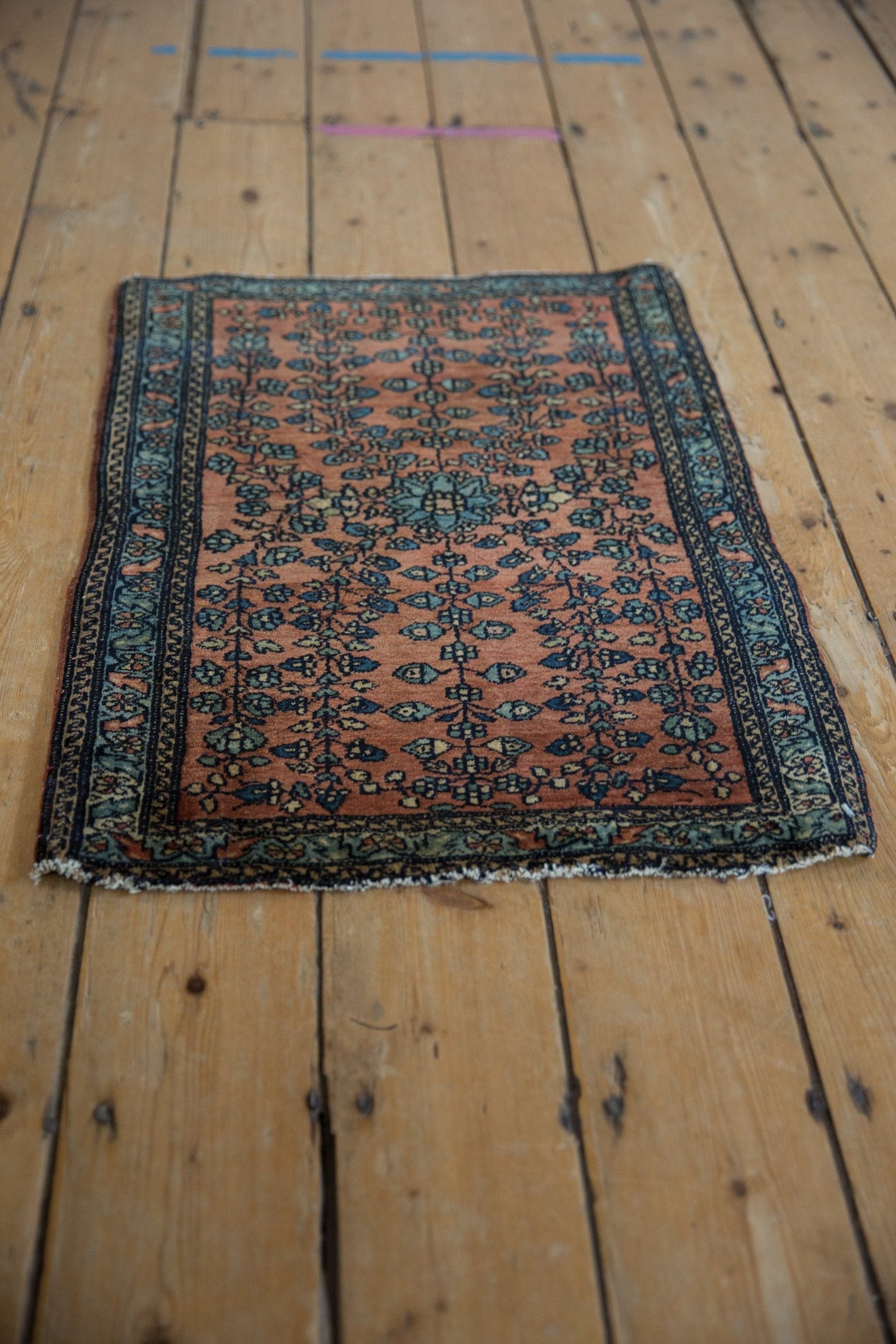 1.5x2.5 Vintage Fine Farahan Sarouk Rug Mat