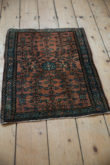 1.5x2.5 Vintage Fine Farahan Sarouk Rug Mat